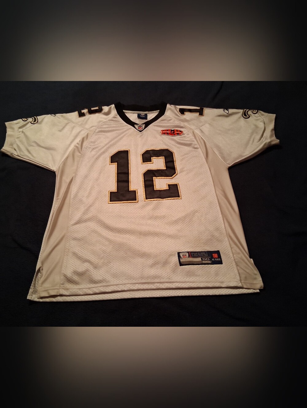 Marques Colston #12 New Orleans Saints. Super Bowl Jersey Stitched. Size Xl